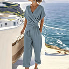Ivy Women's Set | Lightweight Loungewear, Elegant Wrap Design 1