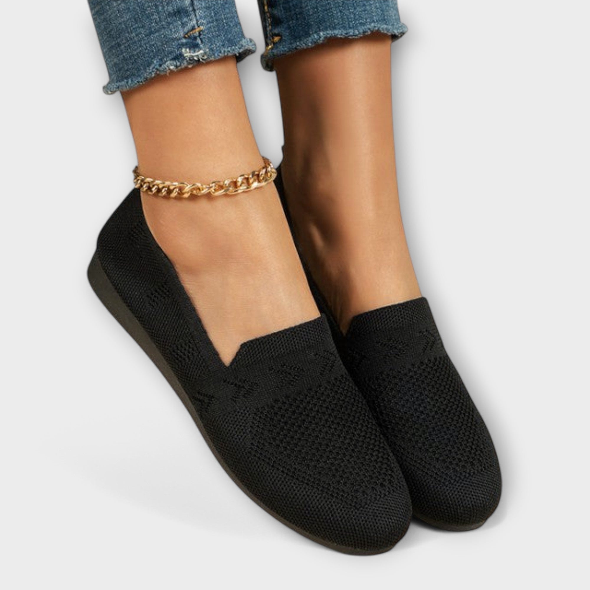 Jade Women's Black Loafers | Cushioned Comfort, Classic Design 7