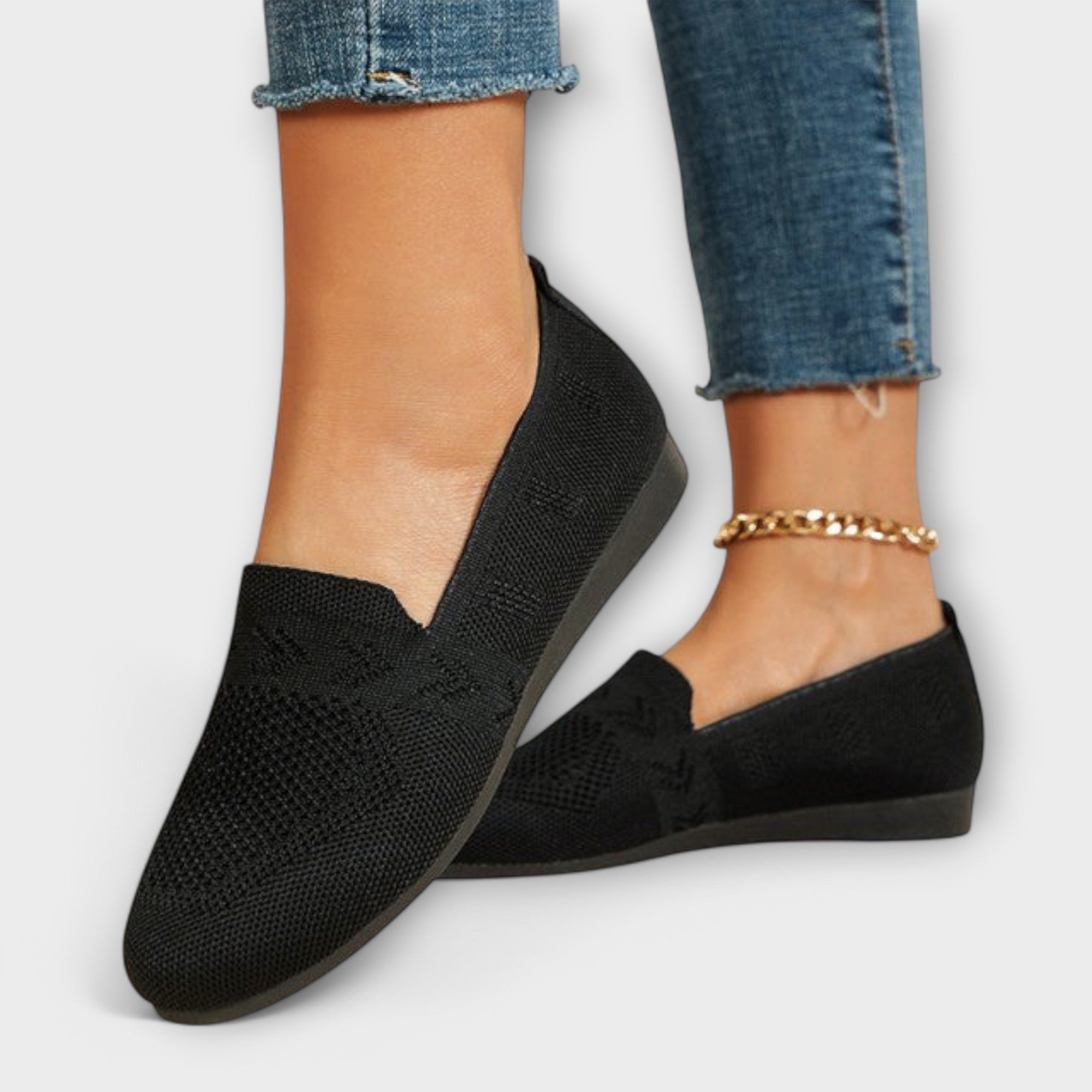 Jade Women's Black Loafers | Cushioned Comfort, Classic Design 8