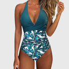 Jade Women's One Piece Swimsuit | Floral Print, Sculpted Waist Design 0