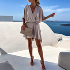 Jade Women's Wrap Dress | Lightweight Fabric, Elegant Maxi Design 5
