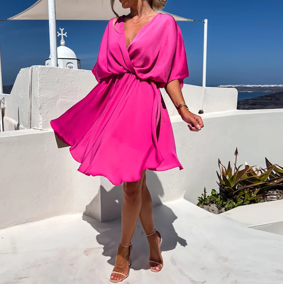 Jade Women's Wrap Dress | Lightweight Fabric, Elegant Maxi Design 7