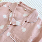 Jasmine Women's Pyjamas Set | Cozy Heart Print, Long Sleeve 2