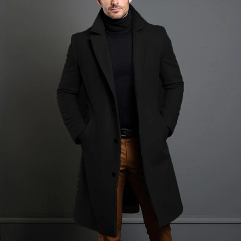 Jasper Men's Winter Coat | Formal Elegance, Warmth, Sleek Fit 0