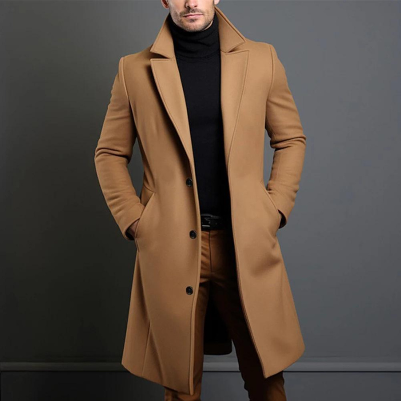 Jasper Men's Winter Coat | Formal Elegance, Warmth, Sleek Fit 1