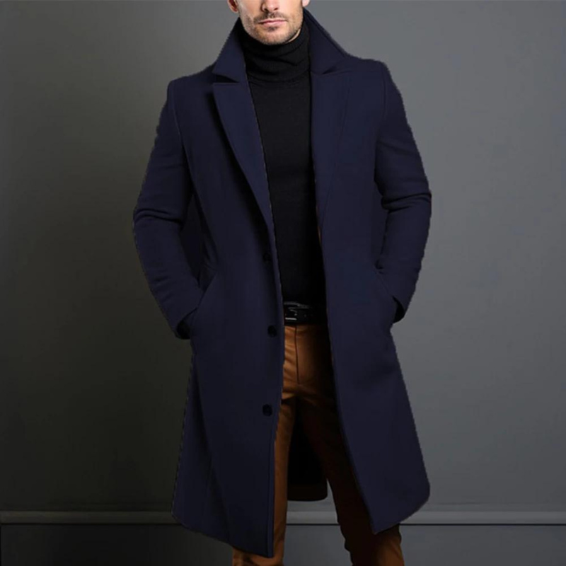 Jasper Men's Winter Coat | Formal Elegance, Warmth, Sleek Fit 3