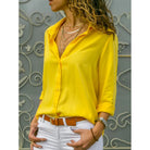 Kara Women's Blouse | Lightweight Long Sleeve, Classic Button-Up 2