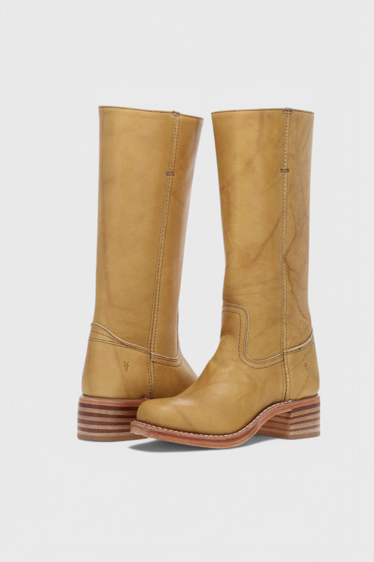 Kira Women's Knee High Boots | Stacked Heel, Classic Round Toe 4