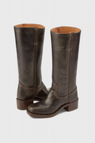 Kira Women's Knee High Boots | Stacked Heel, Classic Round Toe 5