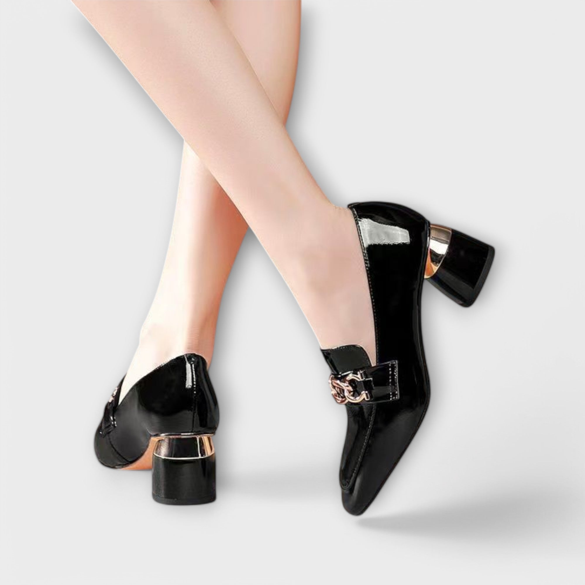 Kris Women's Black Loafers | Elegant Design, Comfortable Fit 0
