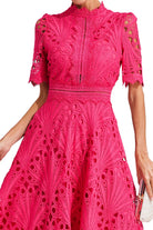 Lara Women's Midi Dress | Lace A-Line Cocktail Dress for Parties 8