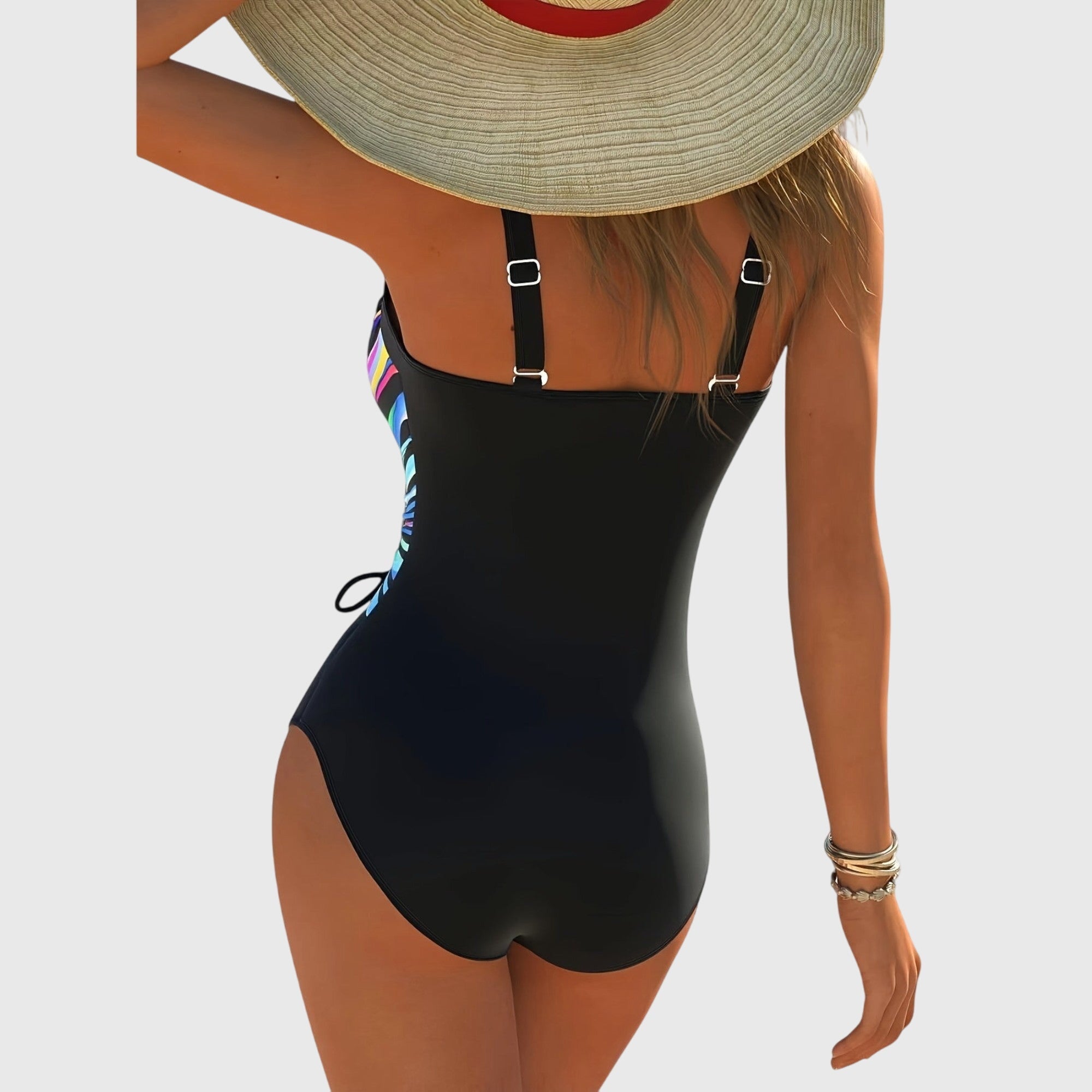 Lara Women's One Piece Swimsuit | High Elasticity Cross-Front Design 1