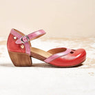 Lara Women's Sandals | Orthopedic Leather, Low Heel Comfort 6