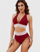 Lina Women's High-Waisted Bikini Set | Vibrant Colors, Supportive Design 2
