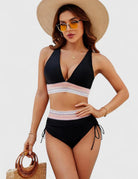 Lina Women's High-Waisted Bikini Set | Vibrant Colors, Supportive Design 3
