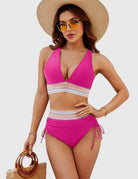 Lina Women's High-Waisted Bikini Set | Vibrant Colors, Supportive Design 6