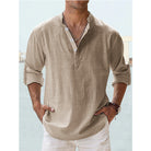 Lino Men's Long Sleeve T-Shirt | Soft Cotton Blend, Casual 14