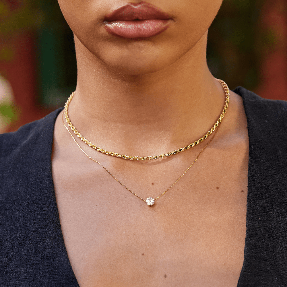 Lora Women's Necklace | 18K Gold-Plated, Elegant Design for Girlfriend 2