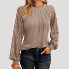 Luna Women's Blouse | Soft Fabric, Long Sleeve Smart Casual Top 3