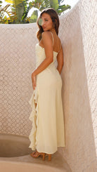Luna Women's Maxi Dress | Ruffle Trim, Elegant Summer Dress 5