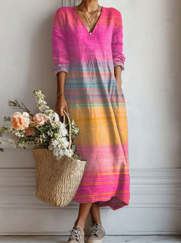 Mara Women's Summer Maxi Dress | Soft, Breathable Fabric, Relaxed Silhouette 0