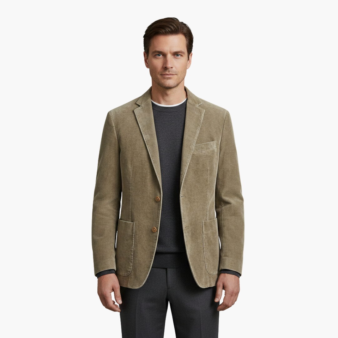 Maverick Men's Jacket | Notched Lapel, Two-Button Closure 0