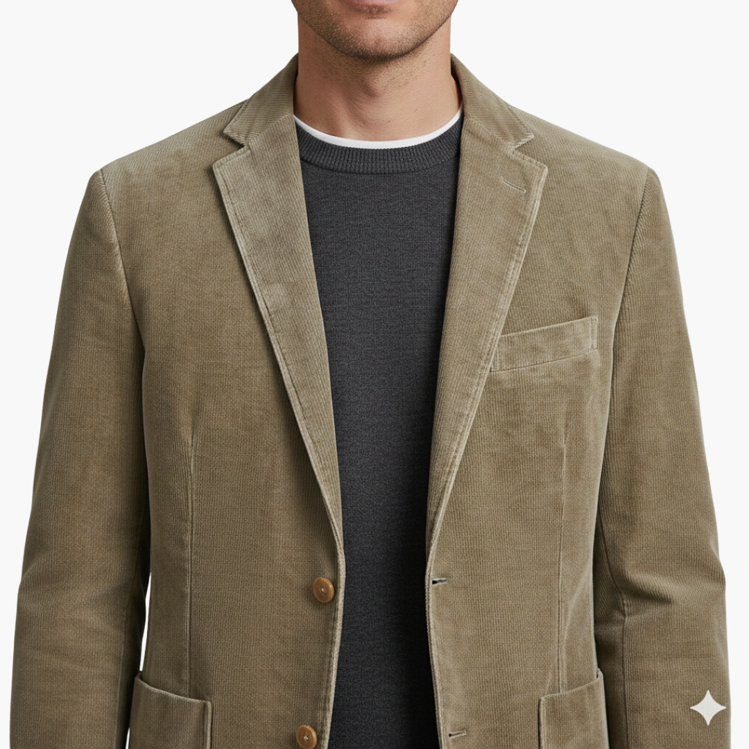 Maverick Men's Jacket | Notched Lapel, Two-Button Closure 4