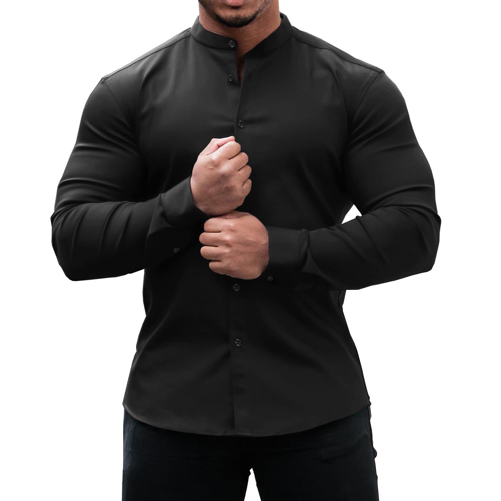 Maverick Men's Long Sleeve Shirt | Slim Fit, Lightweight Fabric 4