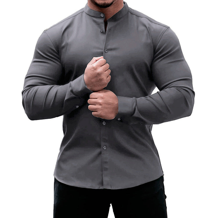 Maverick Men's Long Sleeve Shirt | Slim Fit, Lightweight Fabric 5