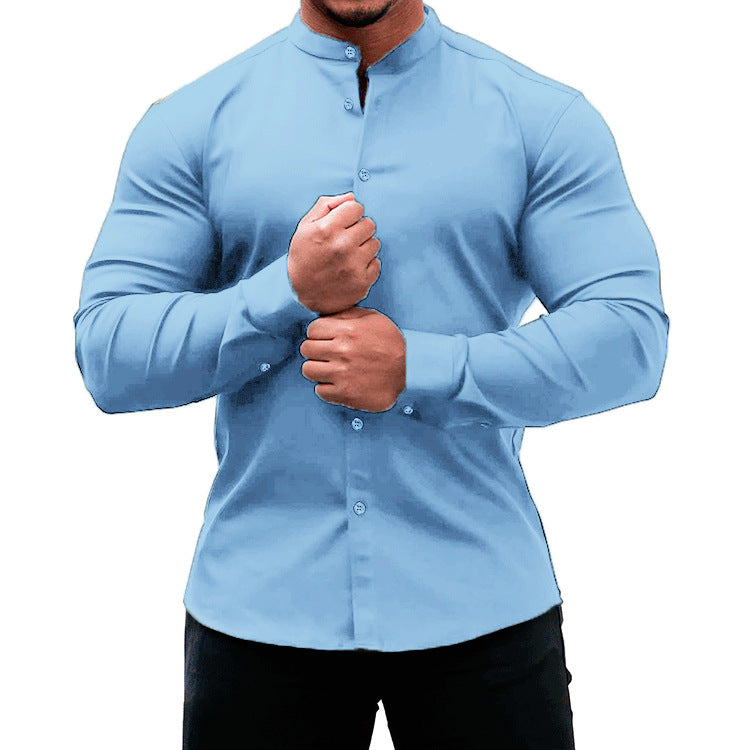 Maverick Men's Long Sleeve Shirt | Slim Fit, Lightweight Fabric 6