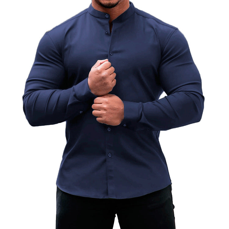 Maverick Men's Long Sleeve Shirt | Slim Fit, Lightweight Fabric 7