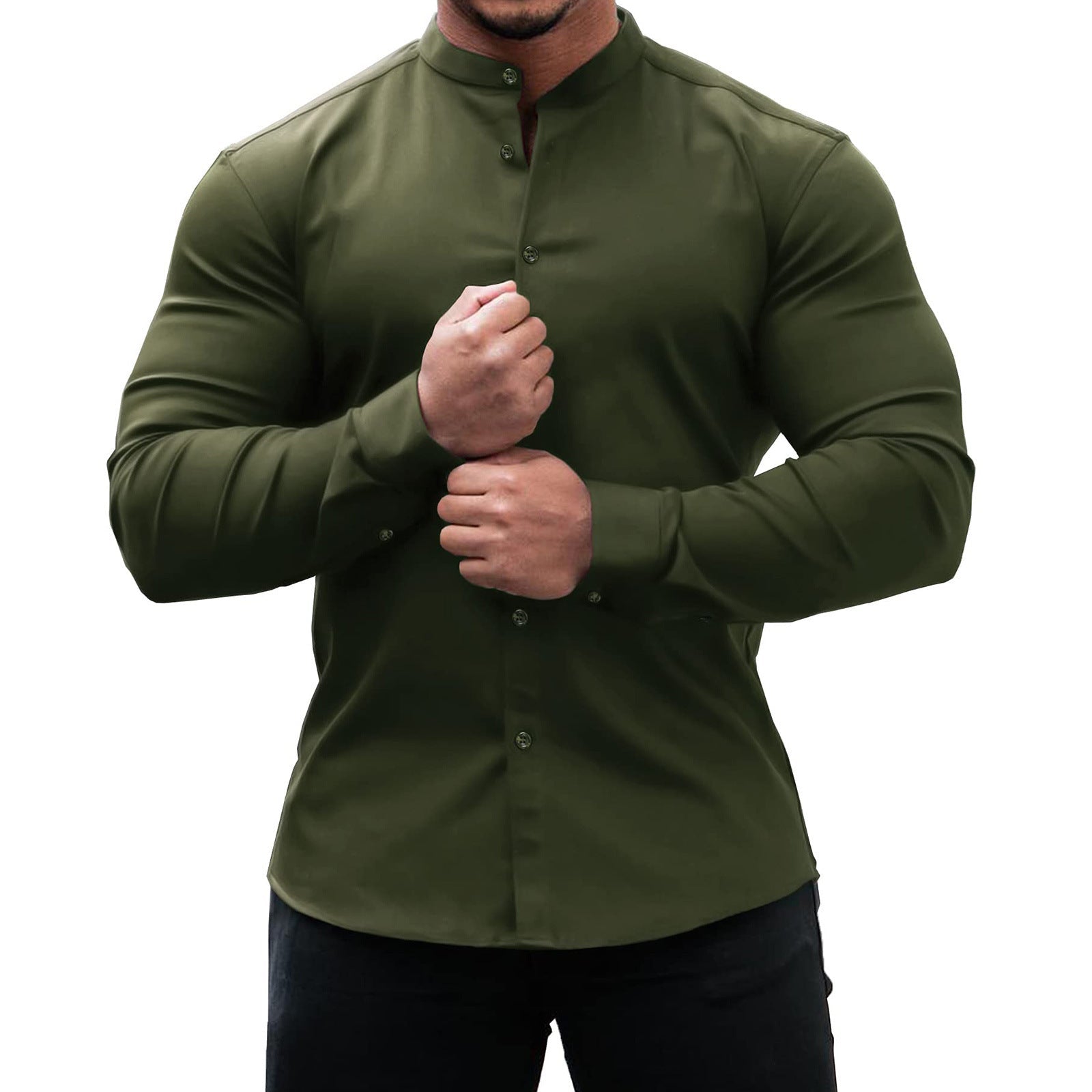 Maverick Men's Long Sleeve Shirt | Slim Fit, Lightweight Fabric 9