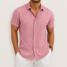 Maverick Men's Shirt | Breathable Cotton Blend, Short-Sleeved Casual Wear 4