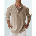 Max Men's Long Sleeve Blouse | Breathable Fabric, Casual Style 4