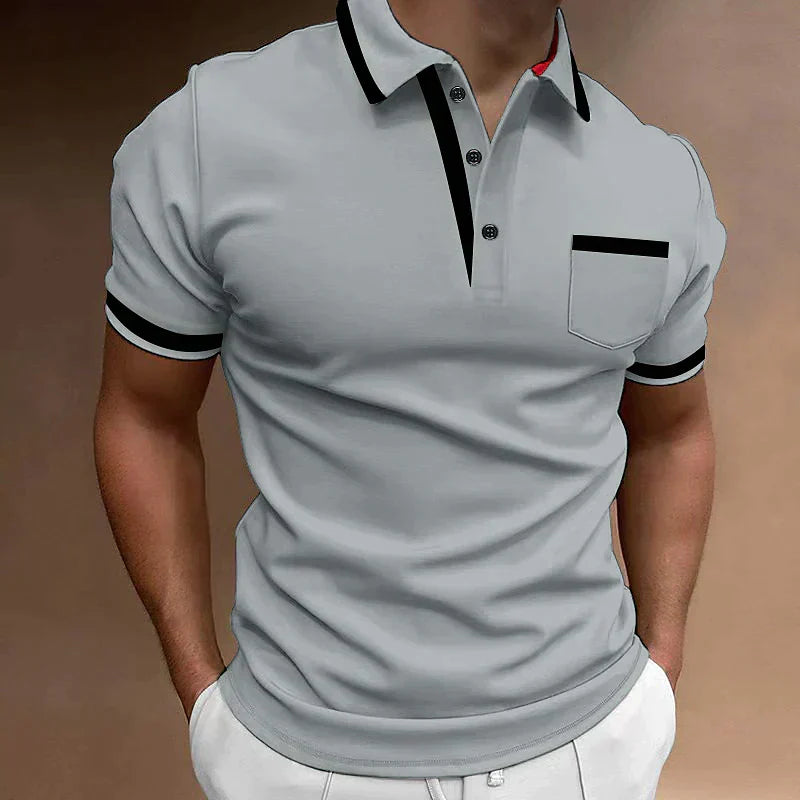 Max Men's Long Sleeve Polo Shirt | Premium Cotton Blend, Casual 2