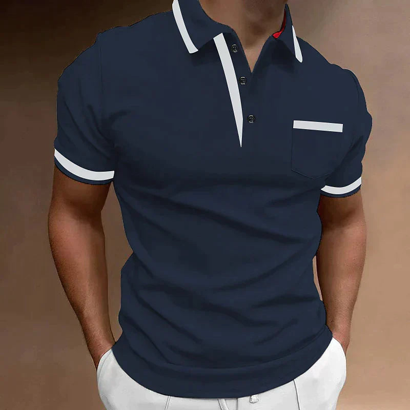 Max Men's Long Sleeve Polo Shirt | Premium Cotton Blend, Casual 3