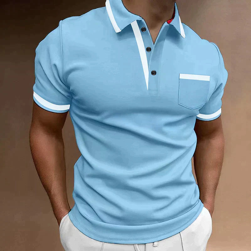 Max Men's Long Sleeve Polo Shirt | Premium Cotton Blend, Casual 4