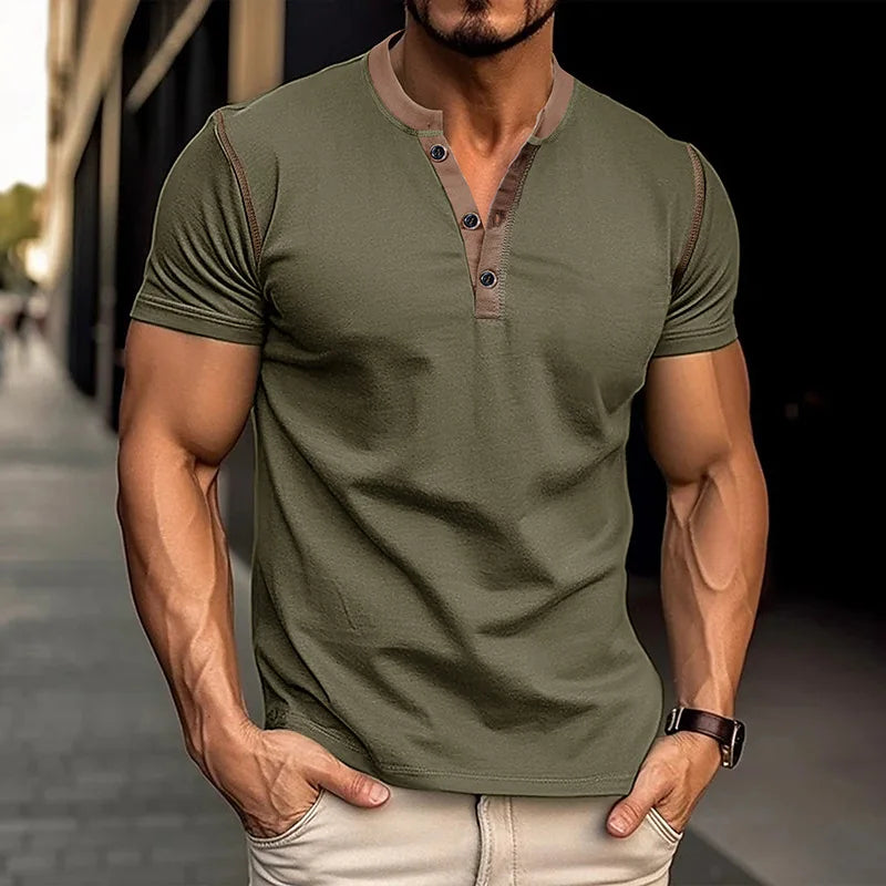 Max Men's T Shirt | Color Block Design, Comfortable Fit 1