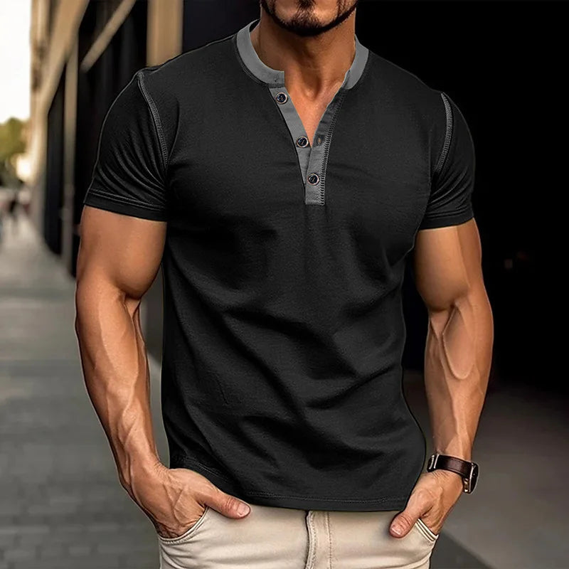 Max Men's T Shirt | Color Block Design, Comfortable Fit 4