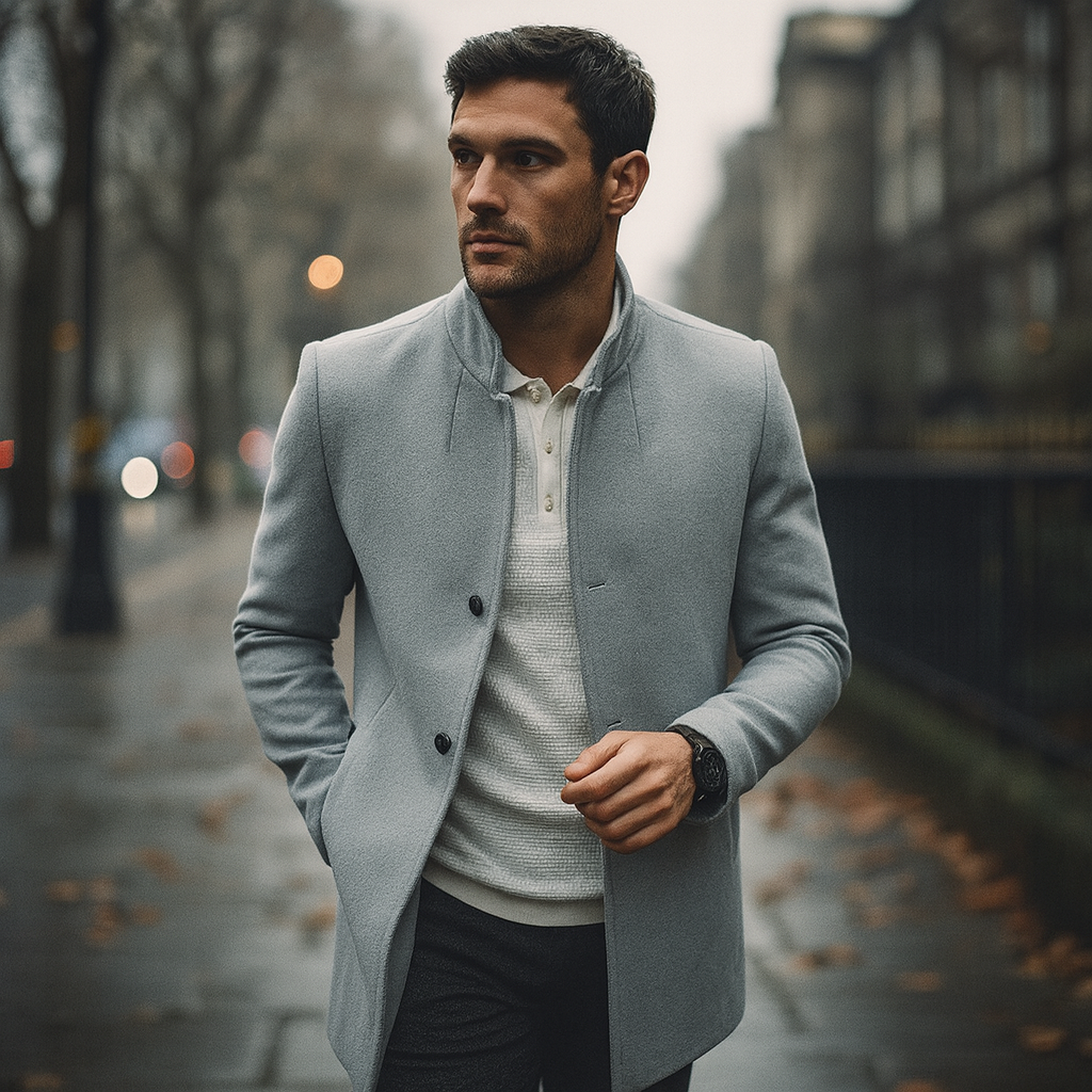 Max Men's Winter Coat | Minimalist Design, Tailored Fit 6