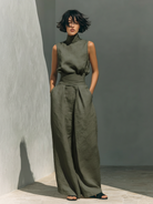 Maya Women's Co Ord Set | Cotton-Linen Blend, Minimalist Two Piece Set 1