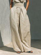 Maya Women's Co Ord Set | Cotton-Linen Blend, Minimalist Two Piece Set 6