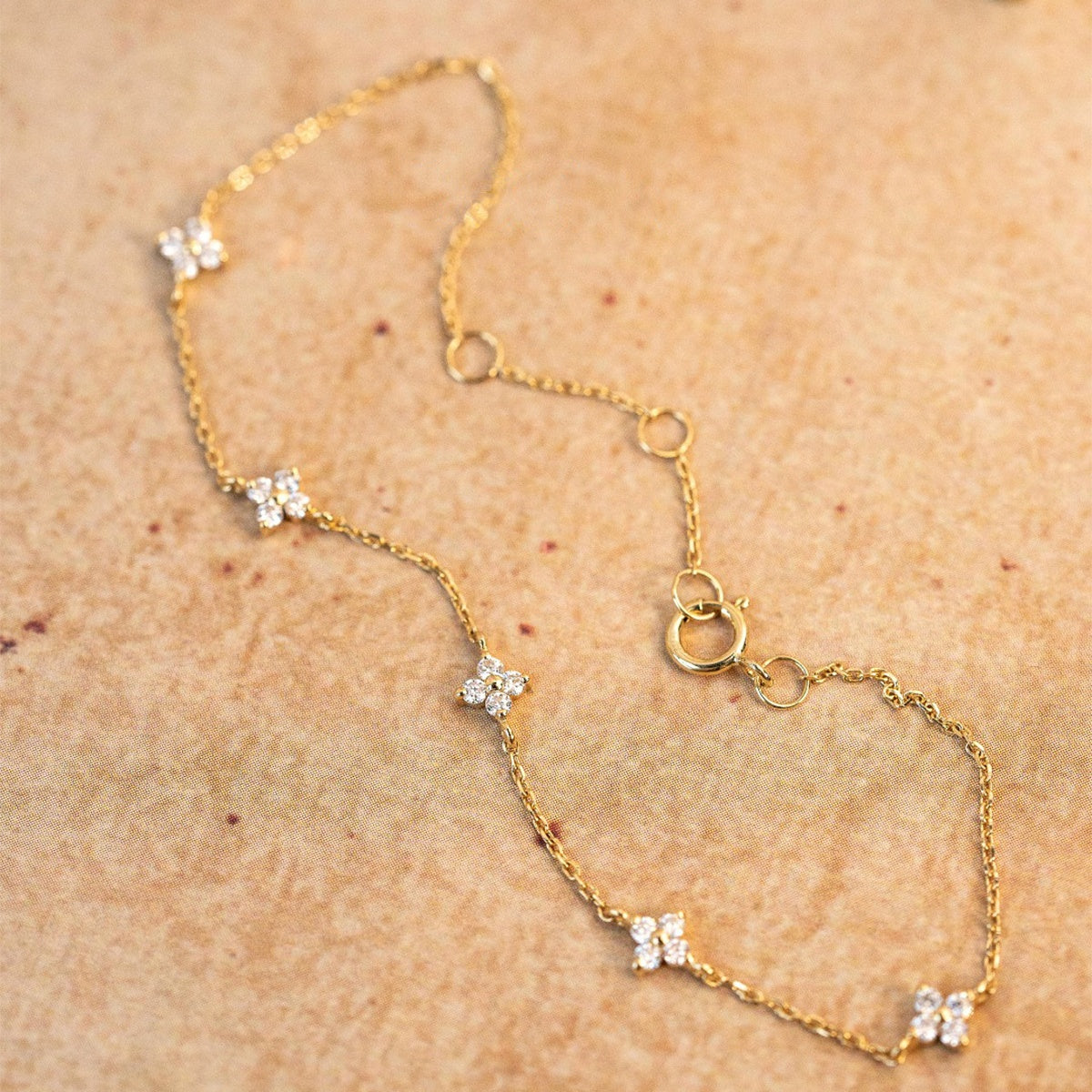 Mia Women's Bracelet | 18k Gold Plated with Zircon Crystals, Elegant Design 4