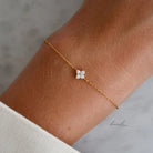 Mia Women's Bracelet | Silver Bracelet for Women with 18K Gold Plating and Zircon Crystal 2