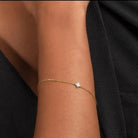 Mia Women's Bracelet | Silver Bracelet for Women with 18K Gold Plating and Zircon Crystal 3