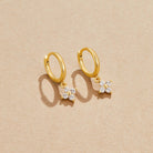 Mia Women's Earrings | 18K Gold-Plated Clover Design, Hypoallergenic 4