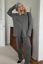 Mika Women's Trousers Set | Soft Viscose Blend, Oversized Fit 5
