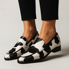 Mila Women's Black Loafers | Soft Textured Upper, Modern Design 1