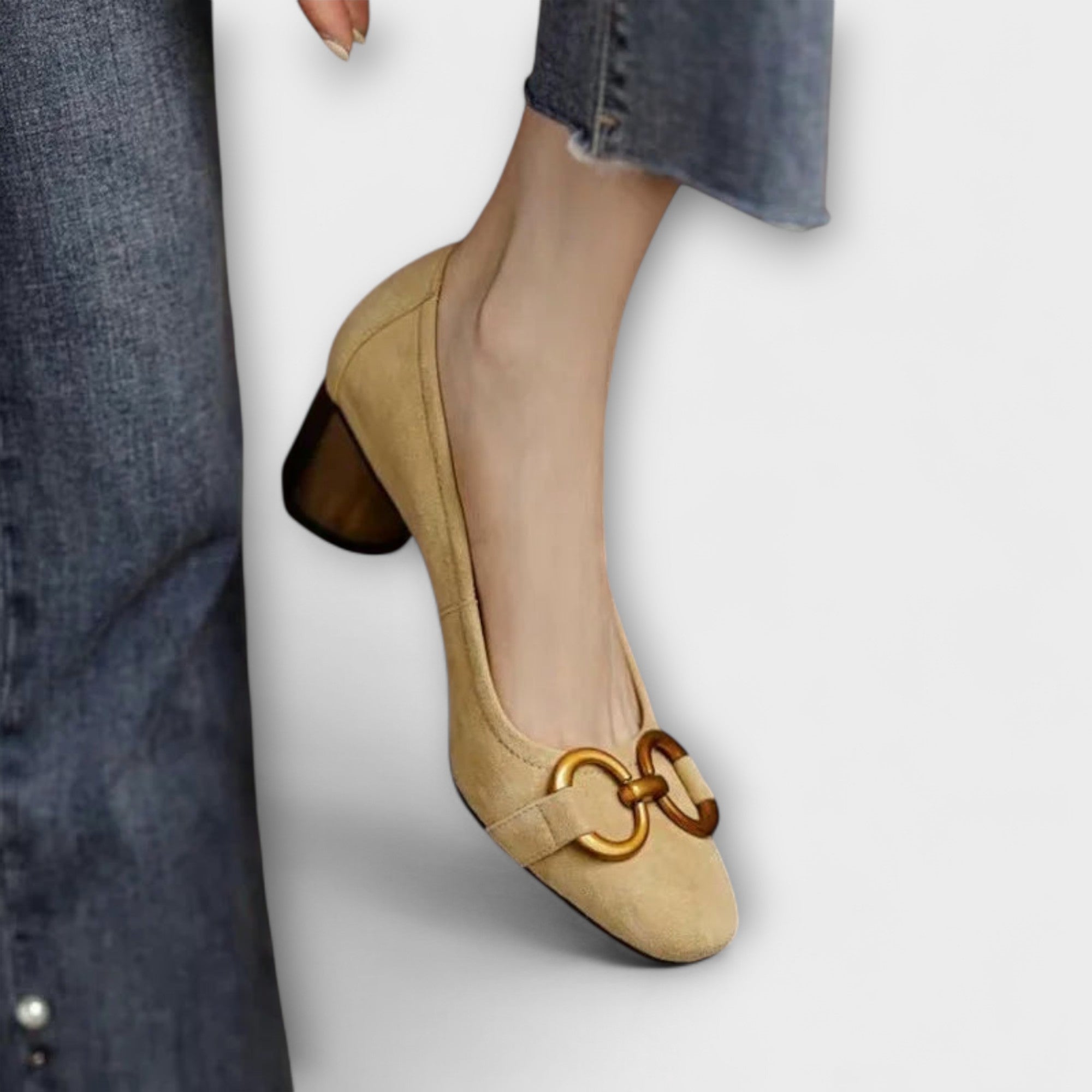 Mila Women's High Heels | Comfortable Closed Toe Design 1