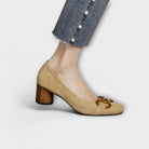 Mila Women's High Heels | Comfortable Closed Toe Design 5